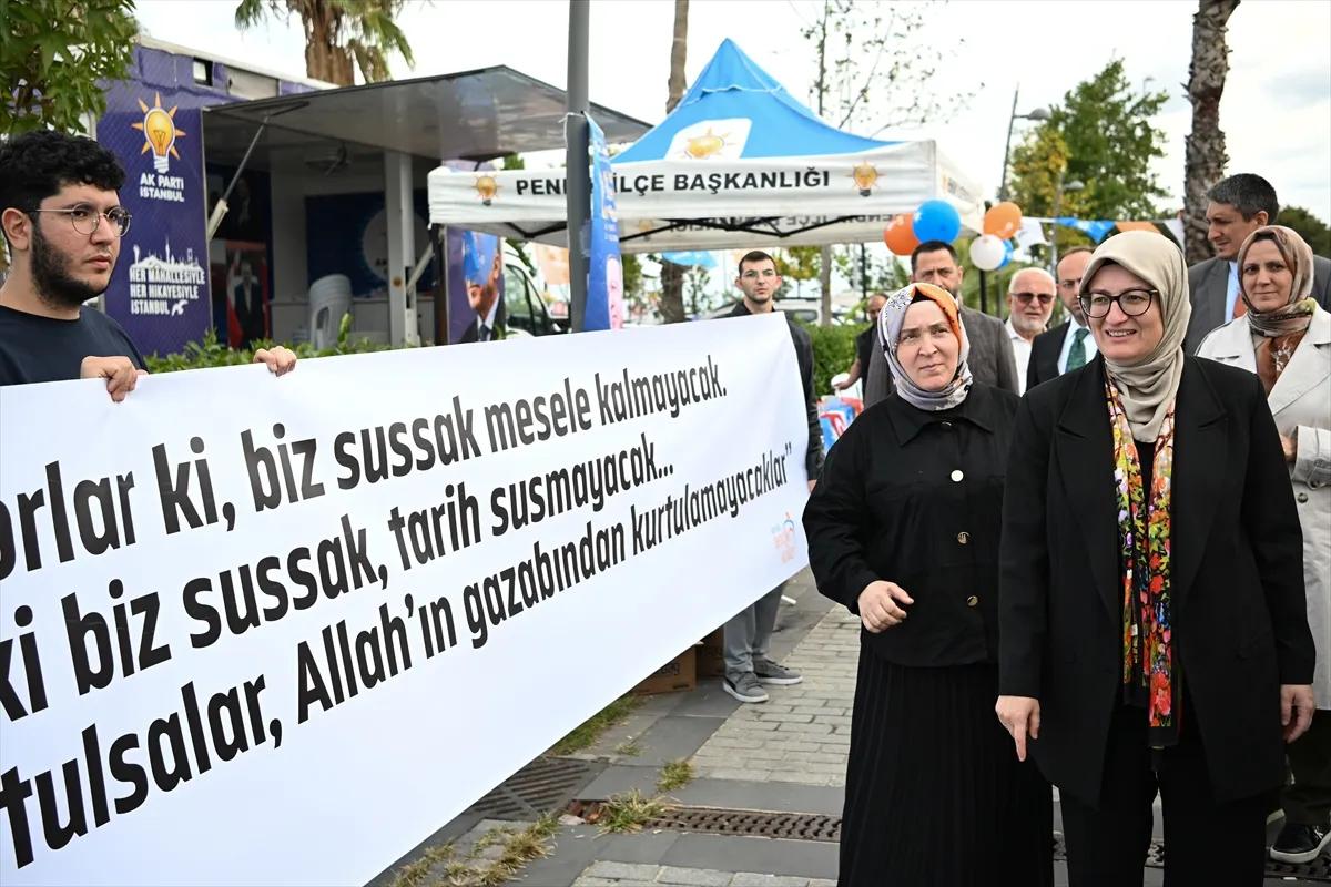AK Parti Genel Başkan Yardımcısı Uygur, Pendik’te Filistin için balon uçurma etkinliğine katıldı AK Parti Genel Başkan Yardımcısı Uygur, Pendik’te Filistin için balon uçurma etkinliğine katıldı
