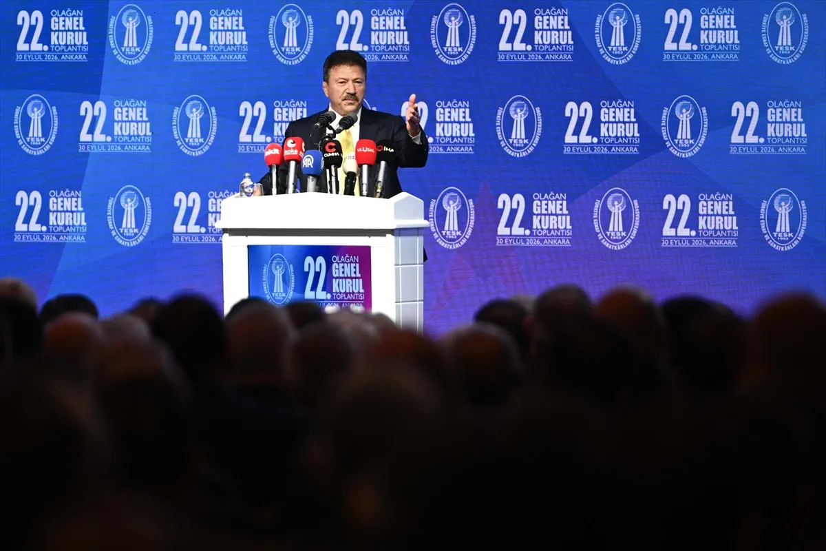 Bendevi Palandöken, TESK Genel Kurulu’nda genel başkanlığa aday olmadığını açıkladı Bendevi Palandöken, TESK Genel Kurulu’nda genel başkanlığa aday olmadığını açıkladı