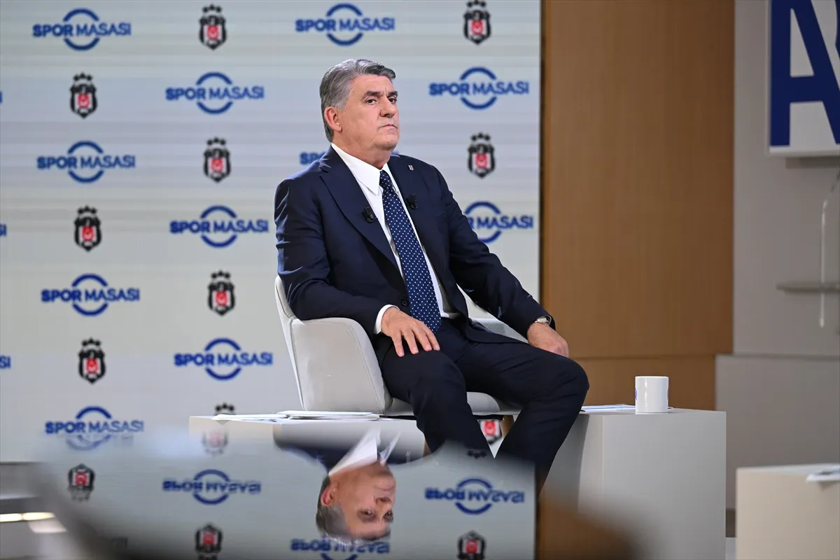 Beşiktaş Kulübü Başkanı Serdal Adalı, AA Spor Masası’nın konuğu oldu