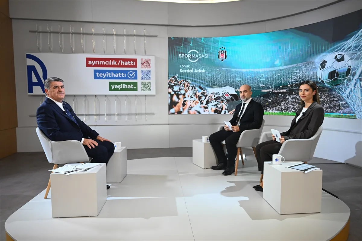 Beşiktaş Kulübü Başkanı Serdal Adalı, AA Spor Masası’nın konuğu oldu
