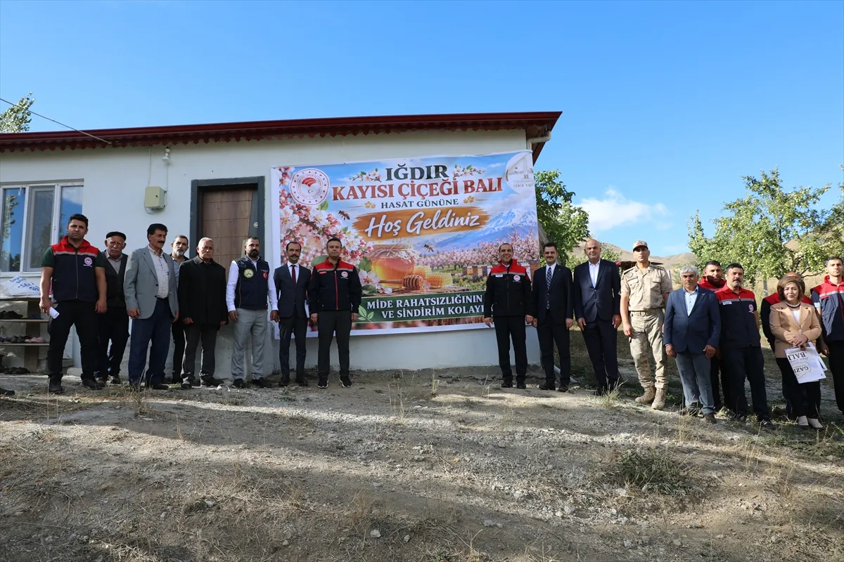 Iğdır’da kayısı çiçeği balının ilk hasadı yapıldı Iğdır’da kayısı çiçeği balının ilk hasadı yapıldı