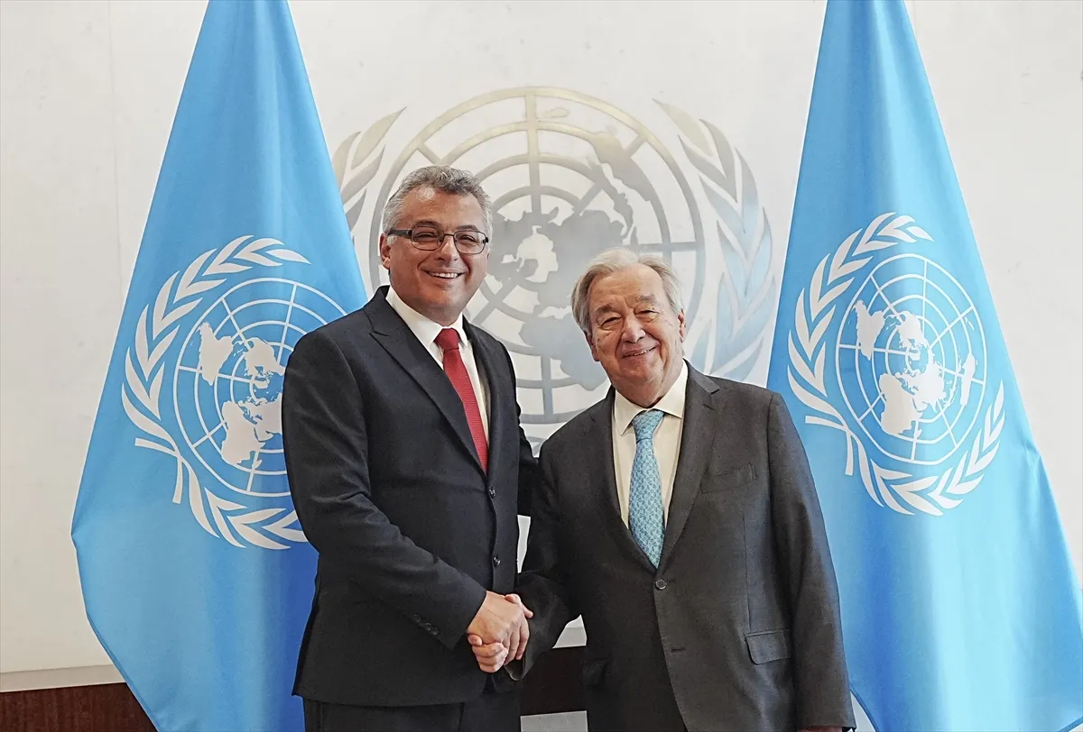 KKTC Cumhurbaşkanı Erhürman, BM Genel Sekreteri Guterres ile görüştü KKTC Cumhurbaşkanı Erhürman, BM Genel Sekreteri Guterres ile görüştü