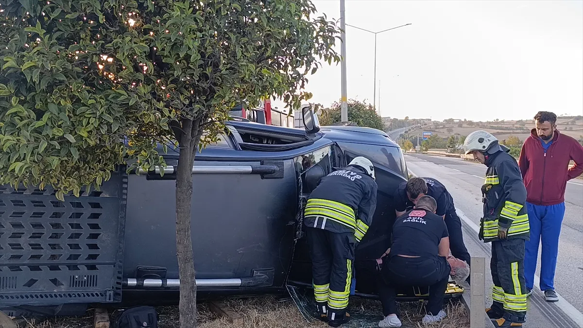 Tekirdağ’da çaldığı otomobille yayaya ve 2 araca çarpan sürücü yakalandı Tekirdağ’da çaldığı otomobille yayaya ve 2 araca çarpan sürücü yakalandı