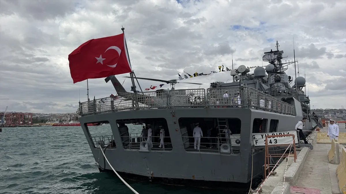 Tekirdağ’da TCG Yıldırım gemisi ziyarete açıldı