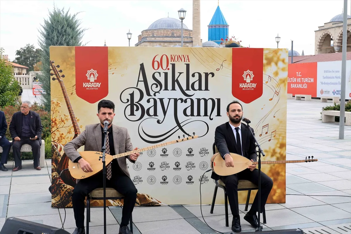60. Konya Aşıklar Bayramı başladı 60. Konya Aşıklar Bayramı başladı