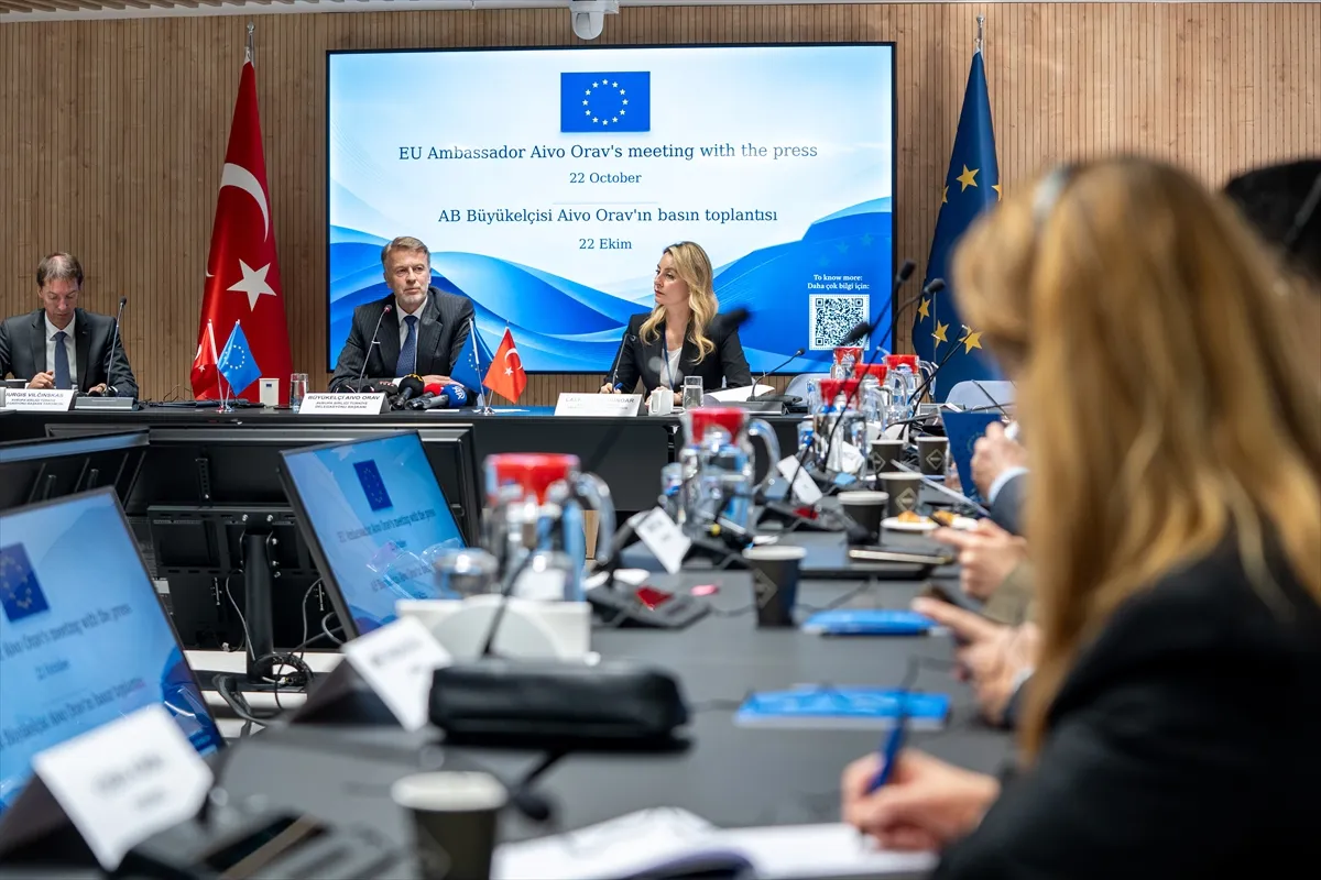 AB Türkiye Delegasyonu Başkanı Orav, Ankara’da basın mensuplarıyla bir araya geldi
