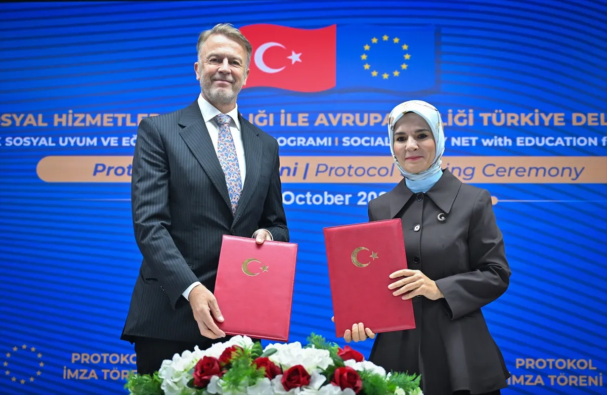 Aile ve Sosyal Hizmetler Bakanlığı ile AB Türkiye Delegasyonu arasında işbirliği protokolü imzalandı