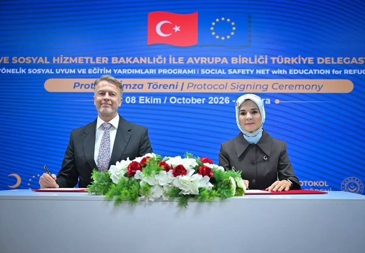 Aile ve Sosyal Hizmetler Bakanlığı ile AB Türkiye Delegasyonu arasında işbirliği protokolü imzalandı