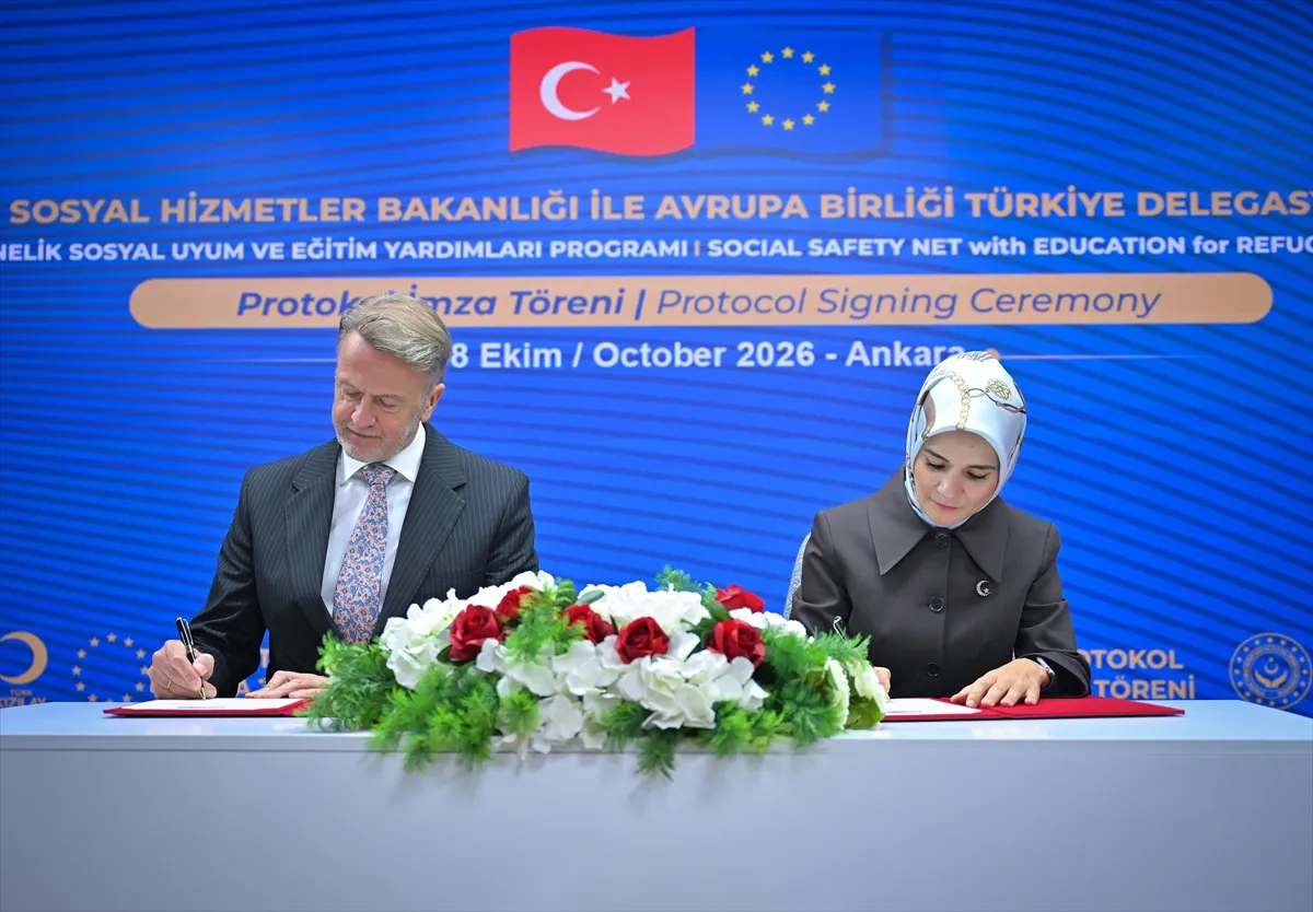 Aile ve Sosyal Hizmetler Bakanlığı ile AB Türkiye Delegasyonu arasında işbirliği protokolü imzalandı