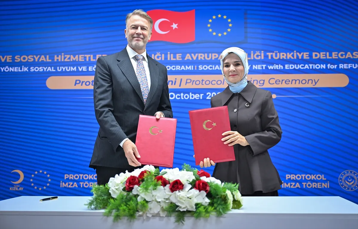 Aile ve Sosyal Hizmetler Bakanlığı ile AB Türkiye Delegasyonu arasında işbirliği protokolü imzalandı Aile ve Sosyal Hizmetler Bakanlığı ile AB Türkiye Delegasyonu arasında işbirliği protokolü imzalandı