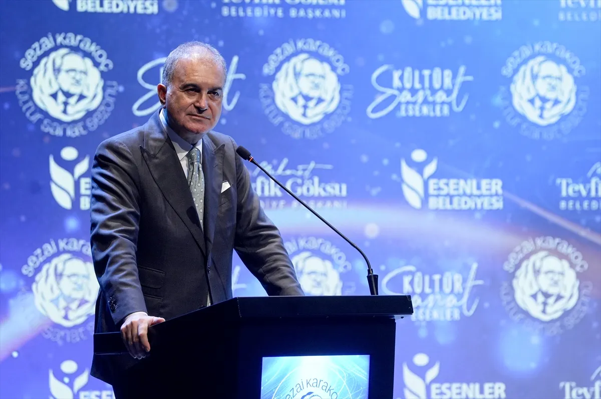 AK Parti Sözcüsü Çelik, Esenler Belediyesi 2026-2027 Kültür Sanat Sezonu açılış töreninde konuştu