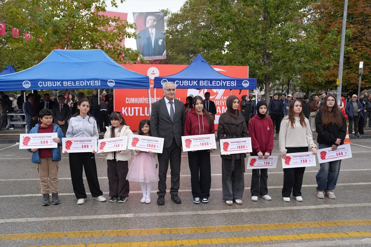 Ankara Çubuk’ta 29 Ekim Cumhuriyet Bayramı kutlandı
