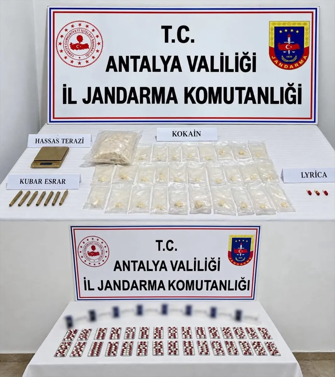 Antalya’da uyuşturucu operasyonunda zanlı tutuklandı
