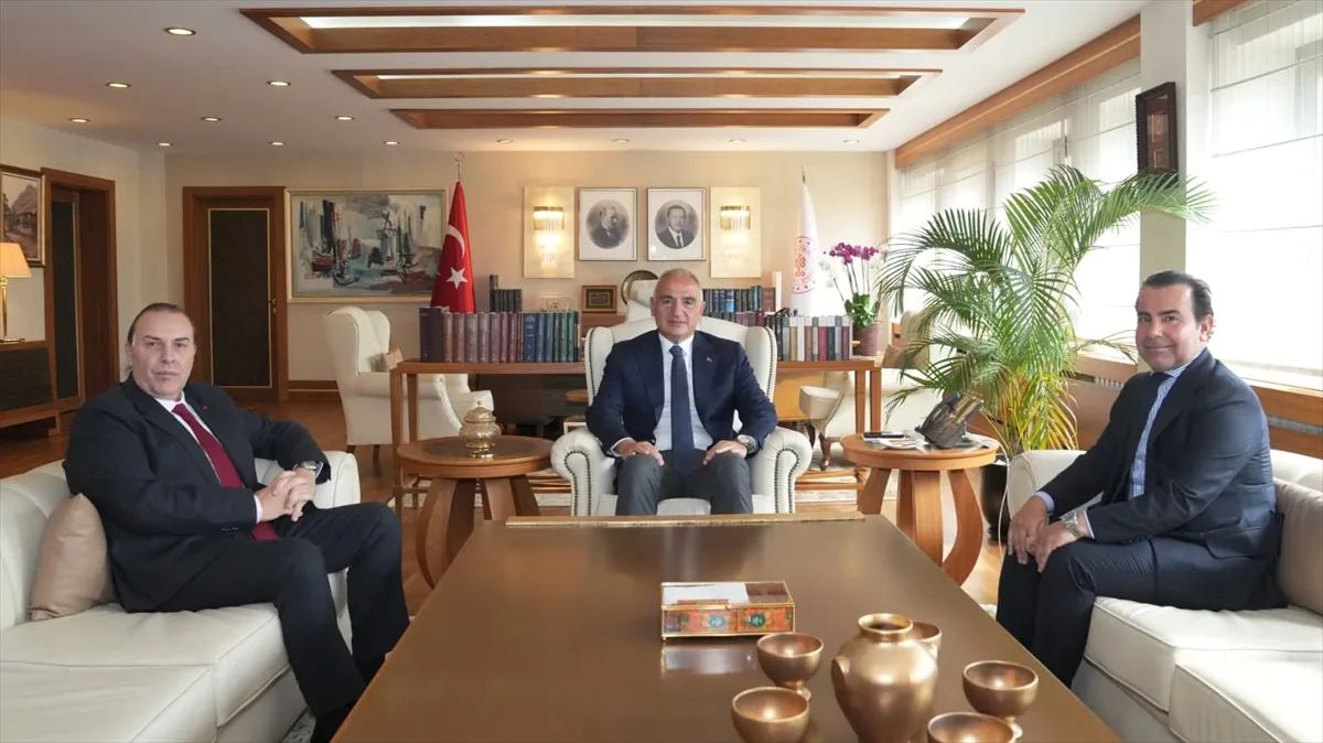 Bakan Ersoy, DOB Genel Müdürü Can Atilla’yı kabul etti