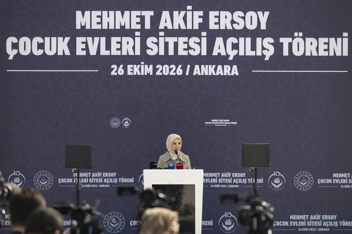 Bakan Göktaş, Mehmet Akif Ersoy Çocuk Evleri Sitesi’nin açılış töreninde konuştu Bakan Göktaş, Mehmet Akif Ersoy Çocuk Evleri Sitesi’nin açılış töreninde konuştu