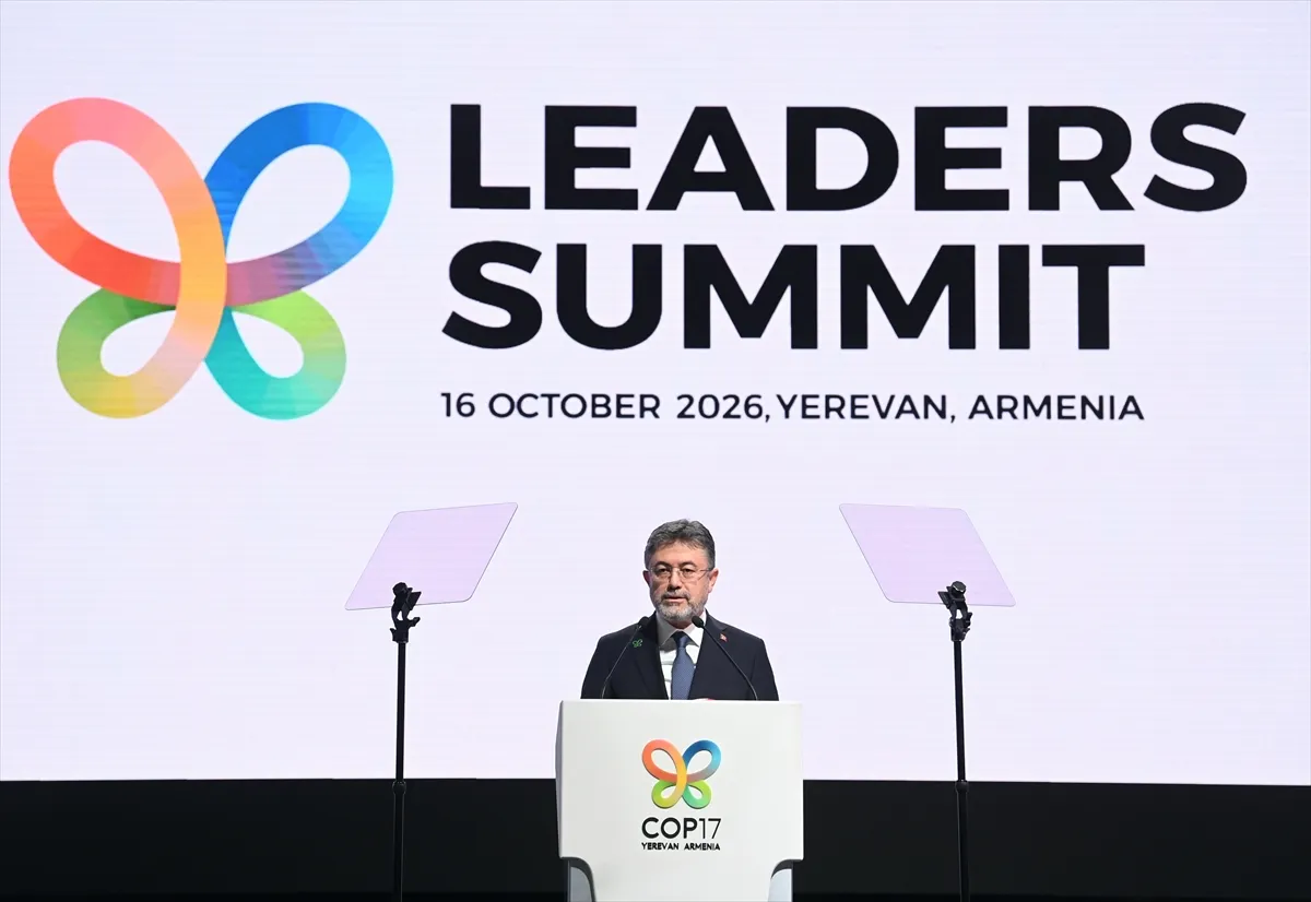 Bakan Yumaklı, BM Biyolojik Çeşitlilik Sözleşmesi 17. Taraflar Konferansı’na katıldı Bakan Yumaklı, BM Biyolojik Çeşitlilik Sözleşmesi 17. Taraflar Konferansı’na katıldı