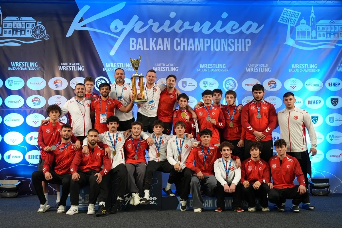 Balkan Güreş Şampiyonası sona erdi Balkan Güreş Şampiyonası sona erdi