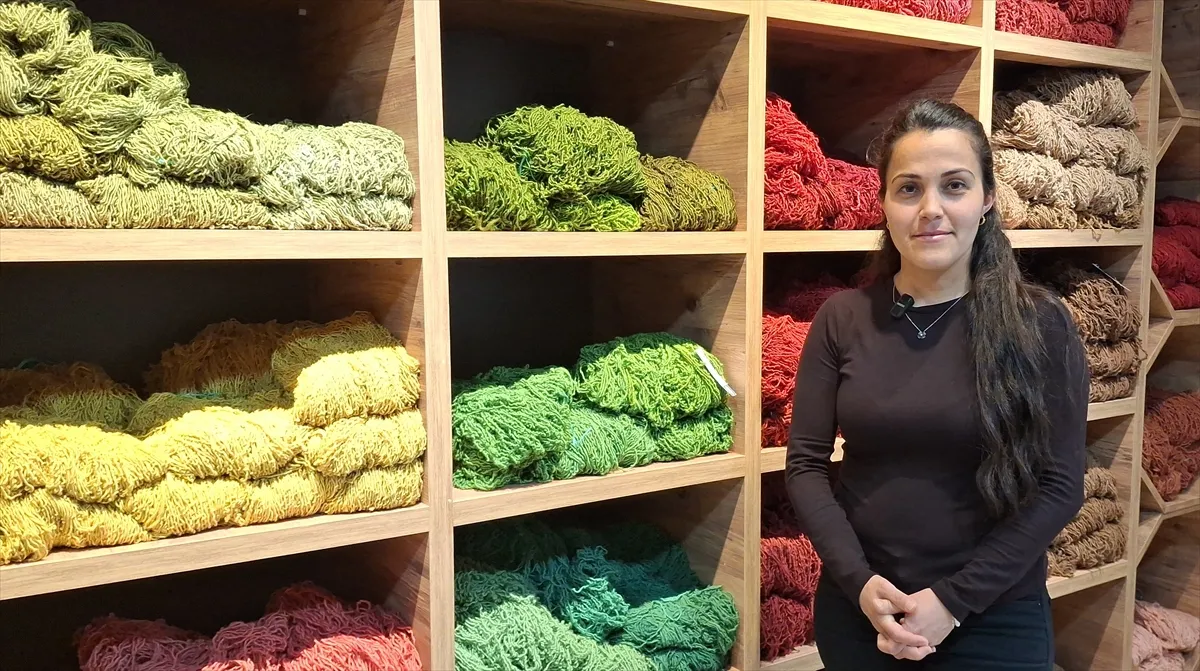 Beypazarı’nda kök boyalı iplik 50 merkeze gönderiliyor