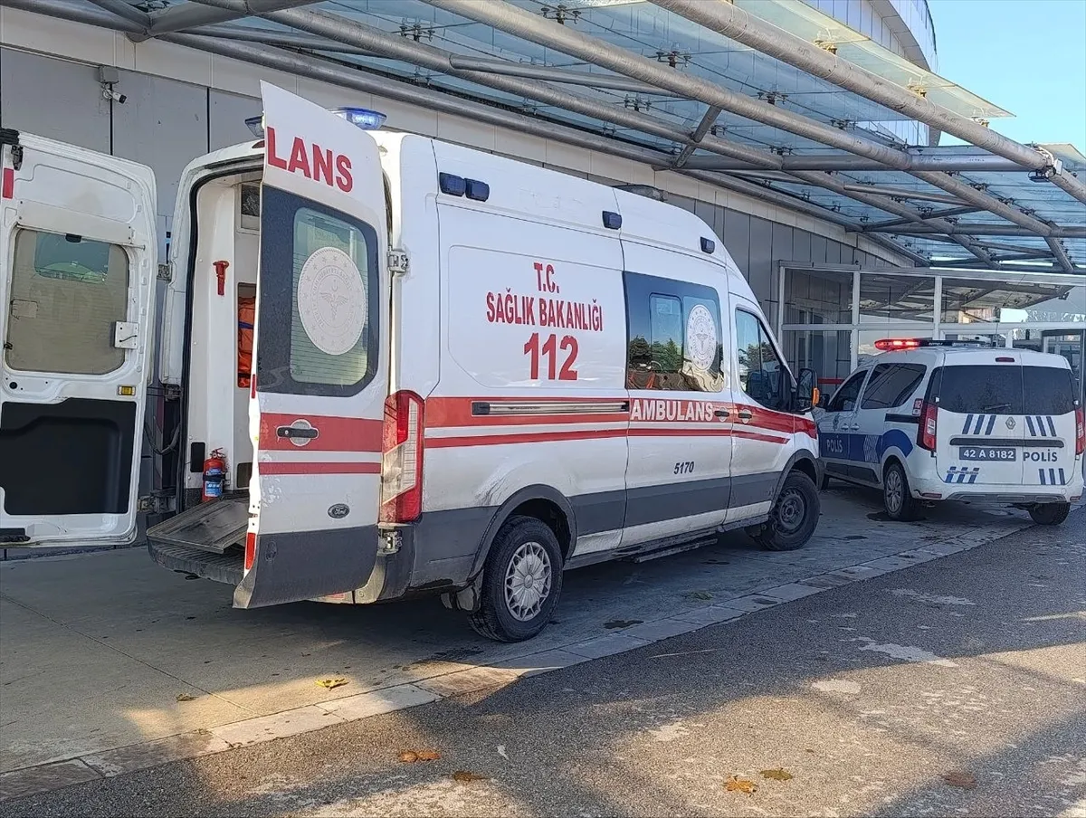 Beyşehir’de apartmanın ikinci katından düşen kadın yaralandı
