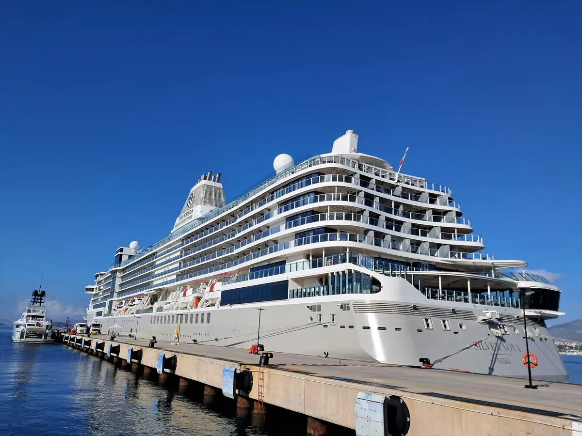 Bodrum’a Silver Nova kruvaziyeriyle 681 turist geldi