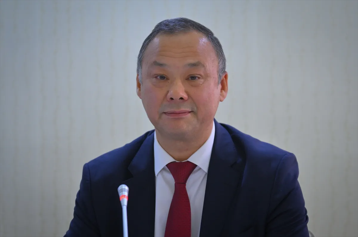 Büyükelçi Kazakbaev, Türkiye’nin Kırgızistan’a yapılan yatırımlarda üçüncü sırada olduğunu söyledi Büyükelçi Kazakbaev, Türkiye’nin Kırgızistan’a yapılan yatırımlarda üçüncü sırada olduğunu söyledi