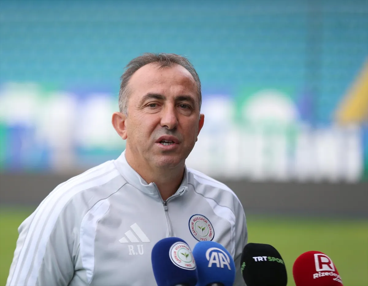 Çaykur Rizespor Teknik Direktörü Uçar, Trabzonspor maçı öncesi değerlendirmede bulundu