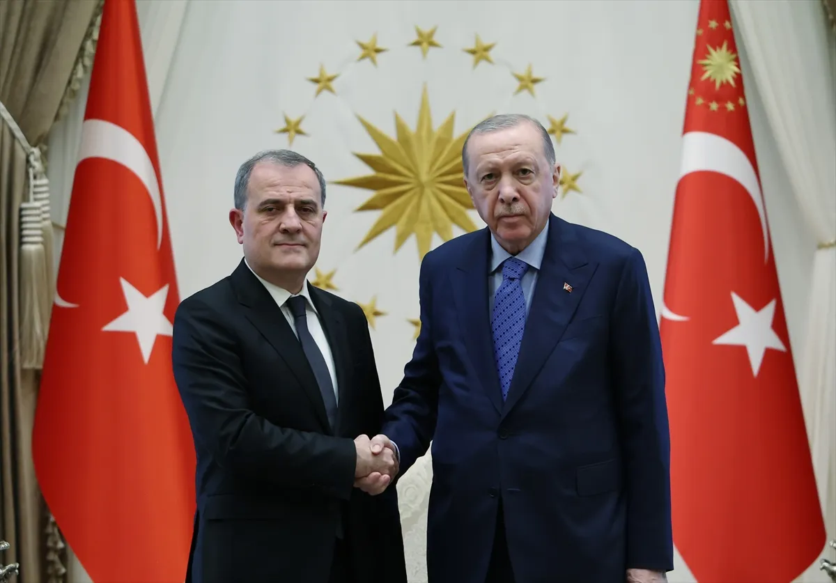 Cumhurbaşkanı Erdoğan, Azerbaycan Dışişleri Bakanı Bayramov’u kabul etti