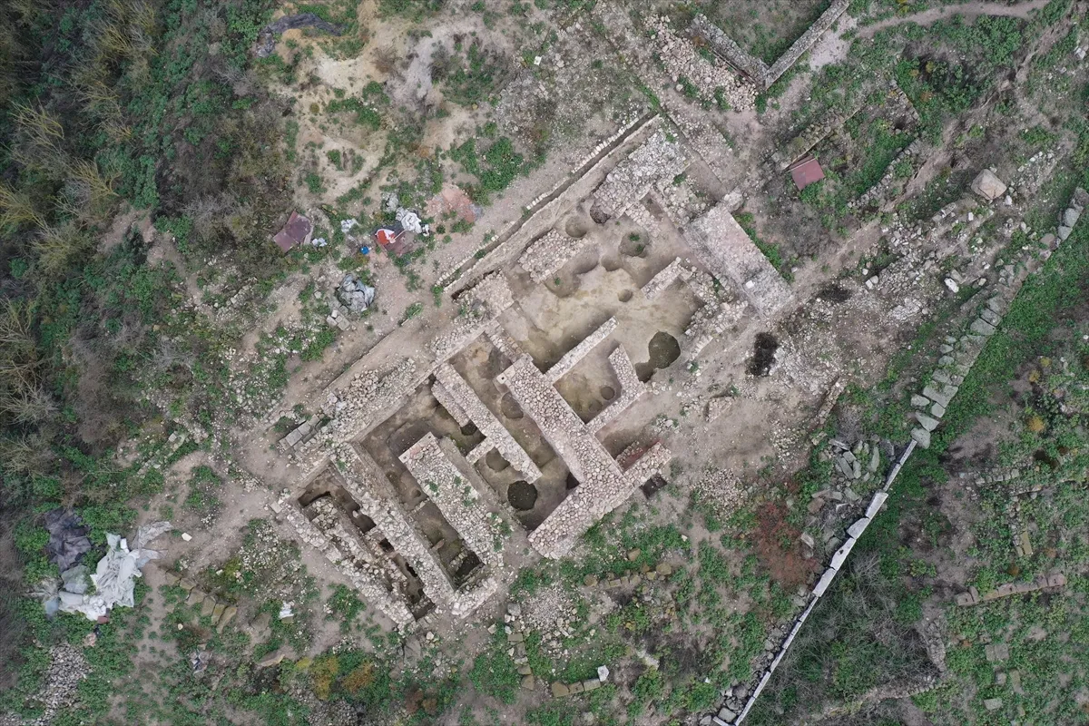 Daskyleion Antik Kenti’ndeki fırında 2 bin 600 yıllık karbonlaşmış tohumlar bulundu Daskyleion Antik Kenti’ndeki fırında 2 bin 600 yıllık karbonlaşmış tohumlar bulundu