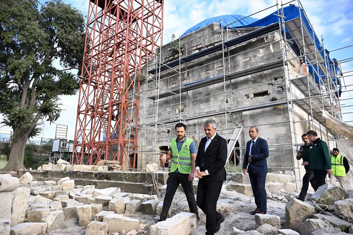 Edirne’de Evliya Kasımpaşa Camisi’nin kubbe restorasyonunda sona gelindi