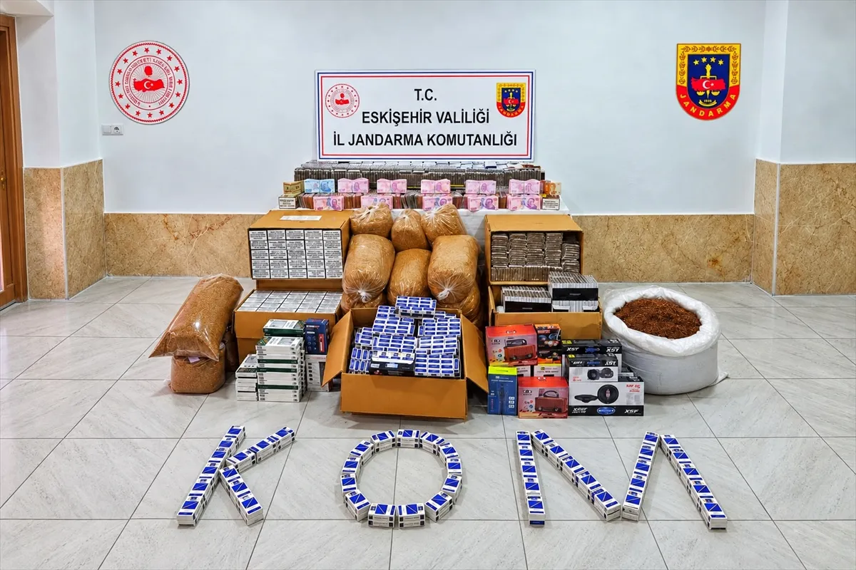 Eskişehir’de kaçak tütün operasyonunda 3 kişi yakalandı