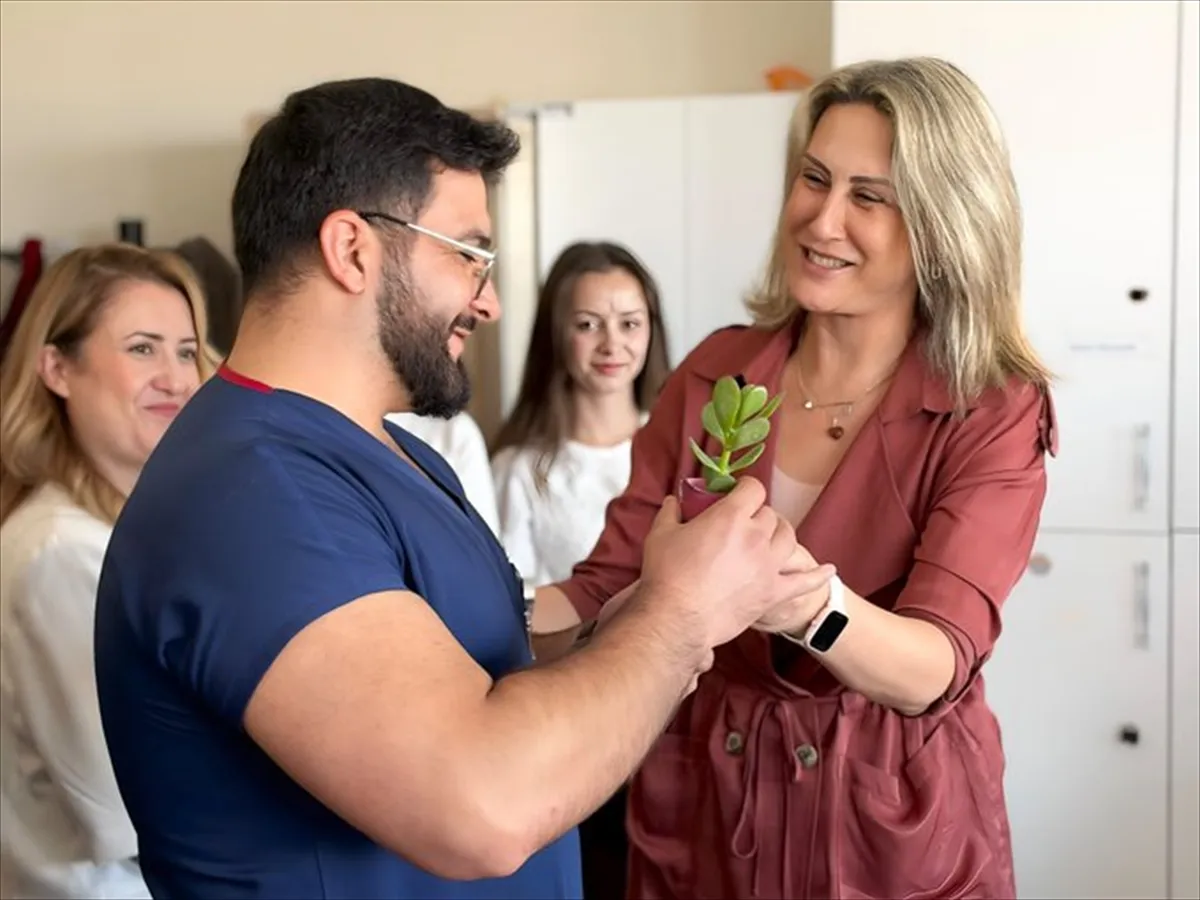 Eskişehir’de palyatif bakım servisi çalışanları ve hastaları ziyaret edildi