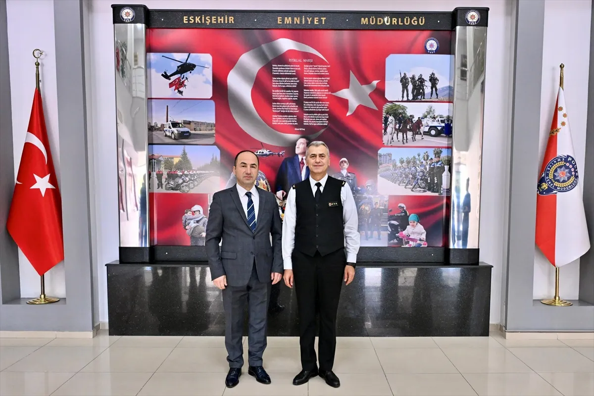 Eskişehir İl Jandarma Komutanı Ergün’den İl Emniyet Müdürü Yılmaz’a ziyaret