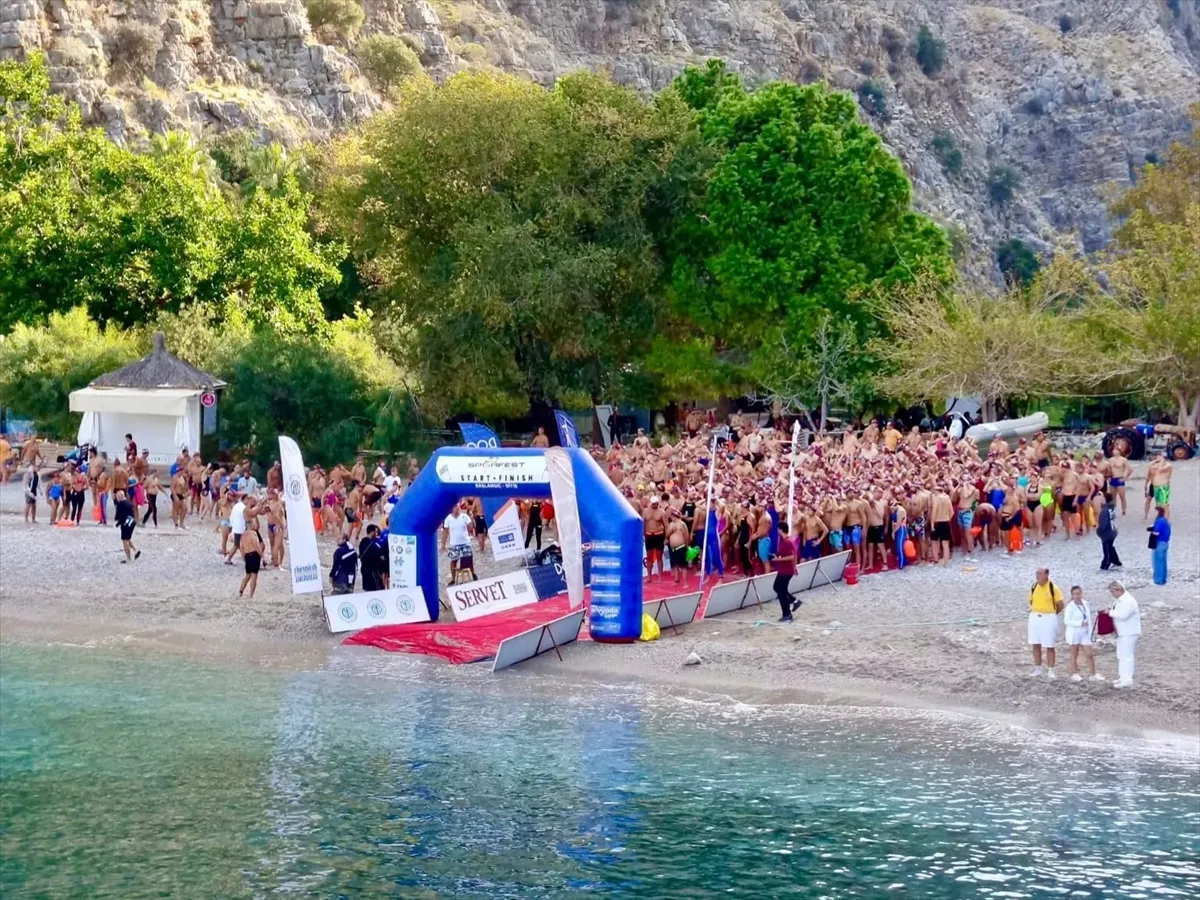 Fethiye’de açık su yüzme yarışları sona erdi Fethiye’de açık su yüzme yarışları sona erdi