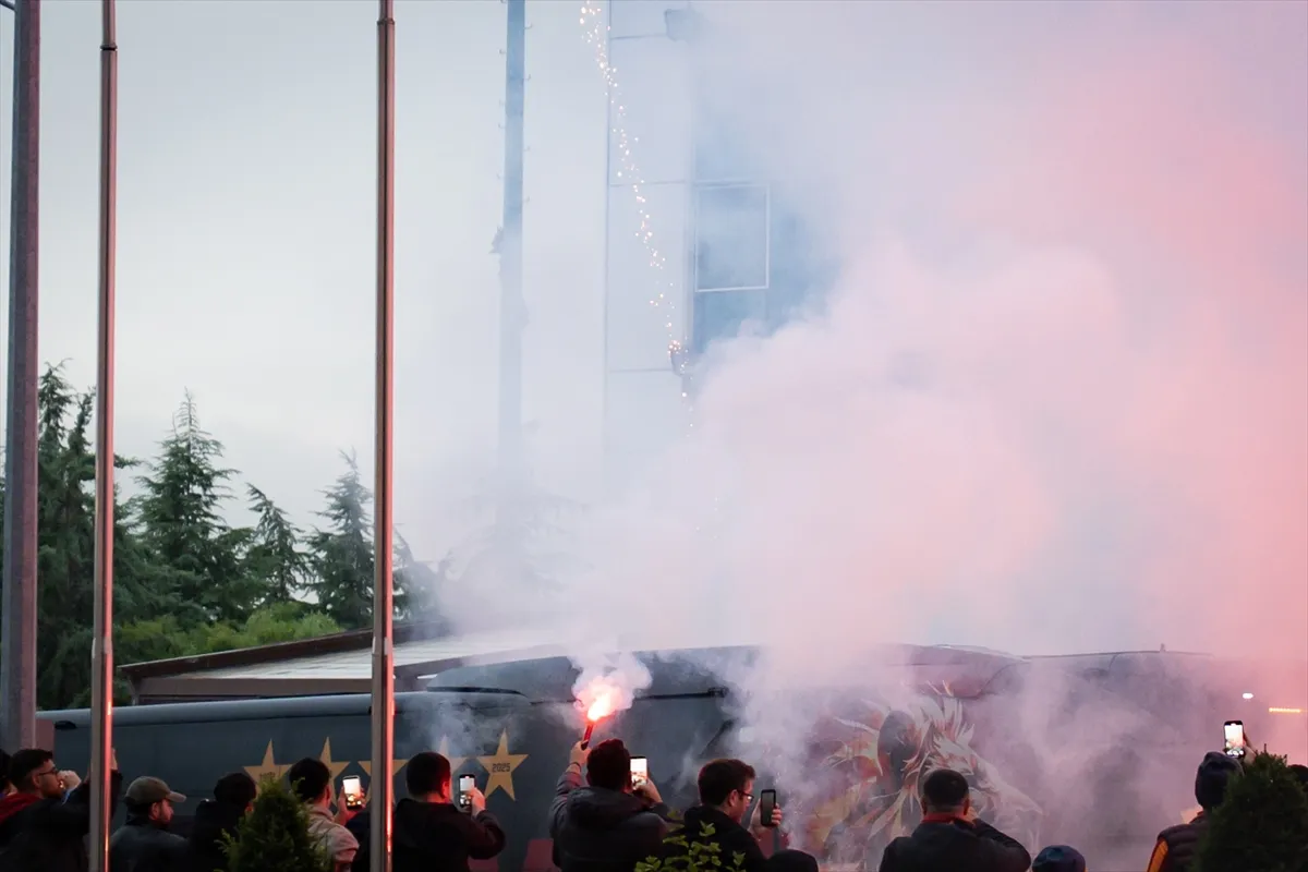 Galatasaray kafilesi Ankara’ya geldi