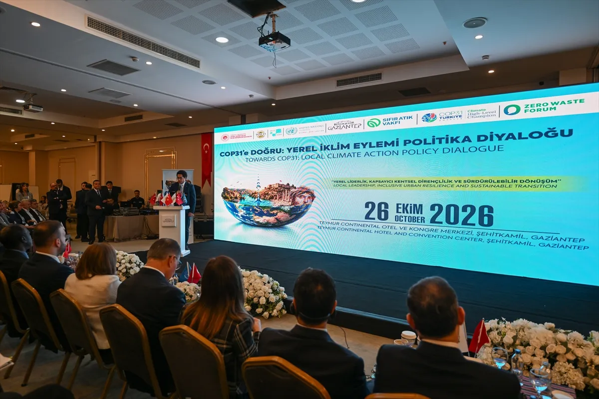 Gaziantep’te COP31’e doğru yerel iklim eylemi ele alındı Gaziantep’te COP31’e doğru yerel iklim eylemi ele alındı