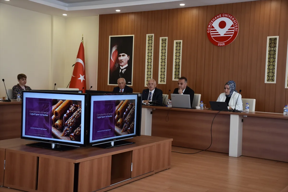 Gümüşhane’de coğrafi işaretli ürünler toplantısı düzenlendi Gümüşhane’de coğrafi işaretli ürünler toplantısı düzenlendi