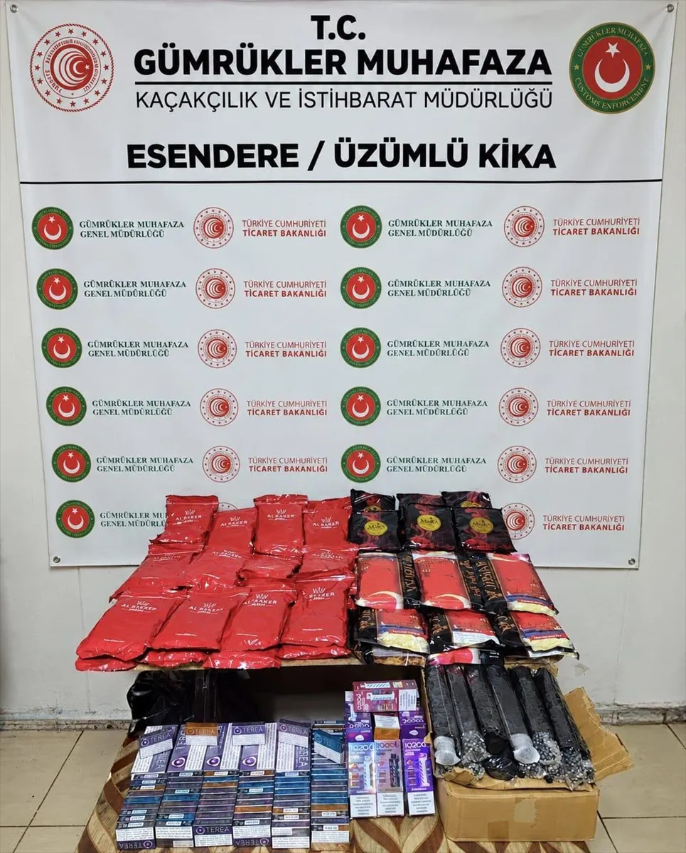Hakkari’de gümrük kaçağı malzemeler ele geçirildi