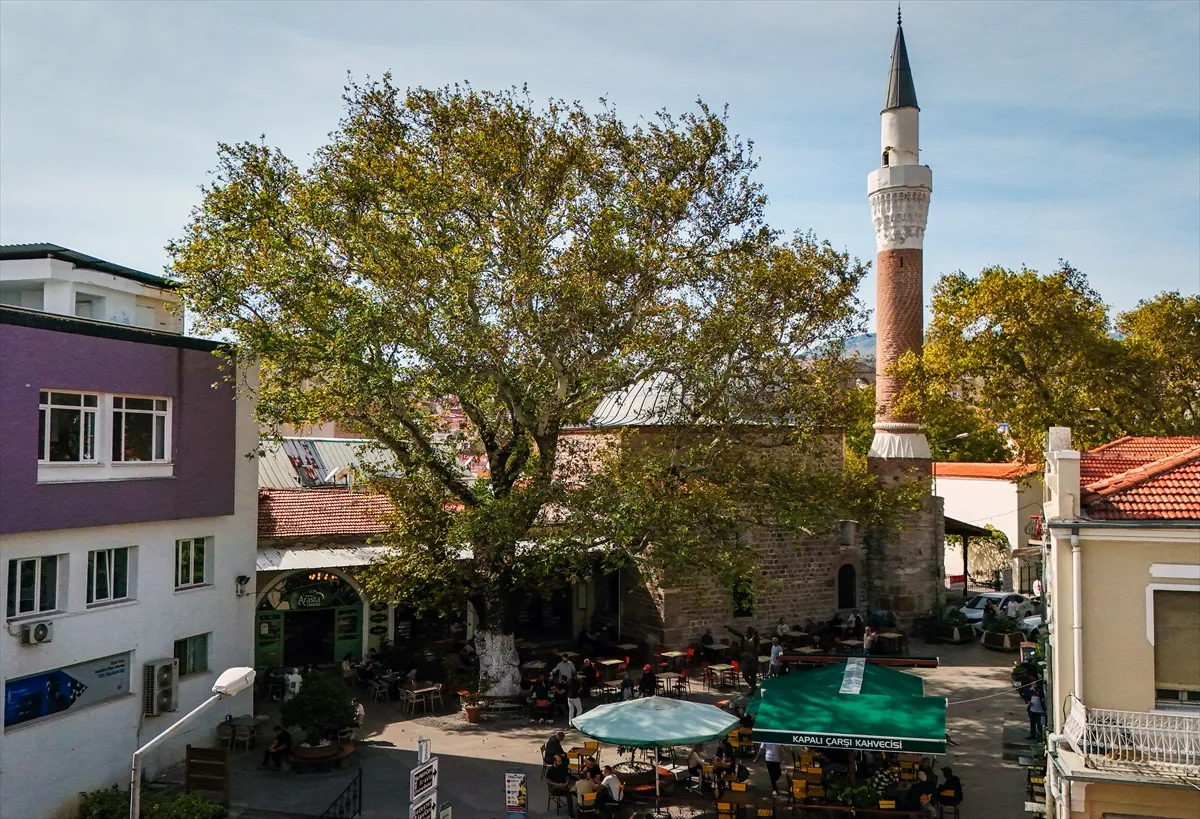 İzmir’de yaklaşık 400 yıllık çınarın gölgesinde yarım asırlık kahve geleneği sürüyor İzmir’de yaklaşık 400 yıllık çınarın gölgesinde yarım asırlık kahve geleneği sürüyor