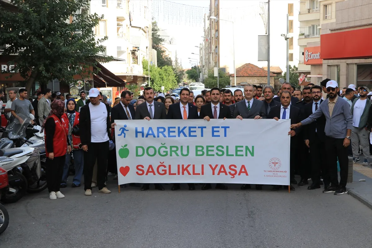 Kilis’te sağlıklı yaşam yürüyüşü düzenlendi Kilis’te sağlıklı yaşam yürüyüşü düzenlendi