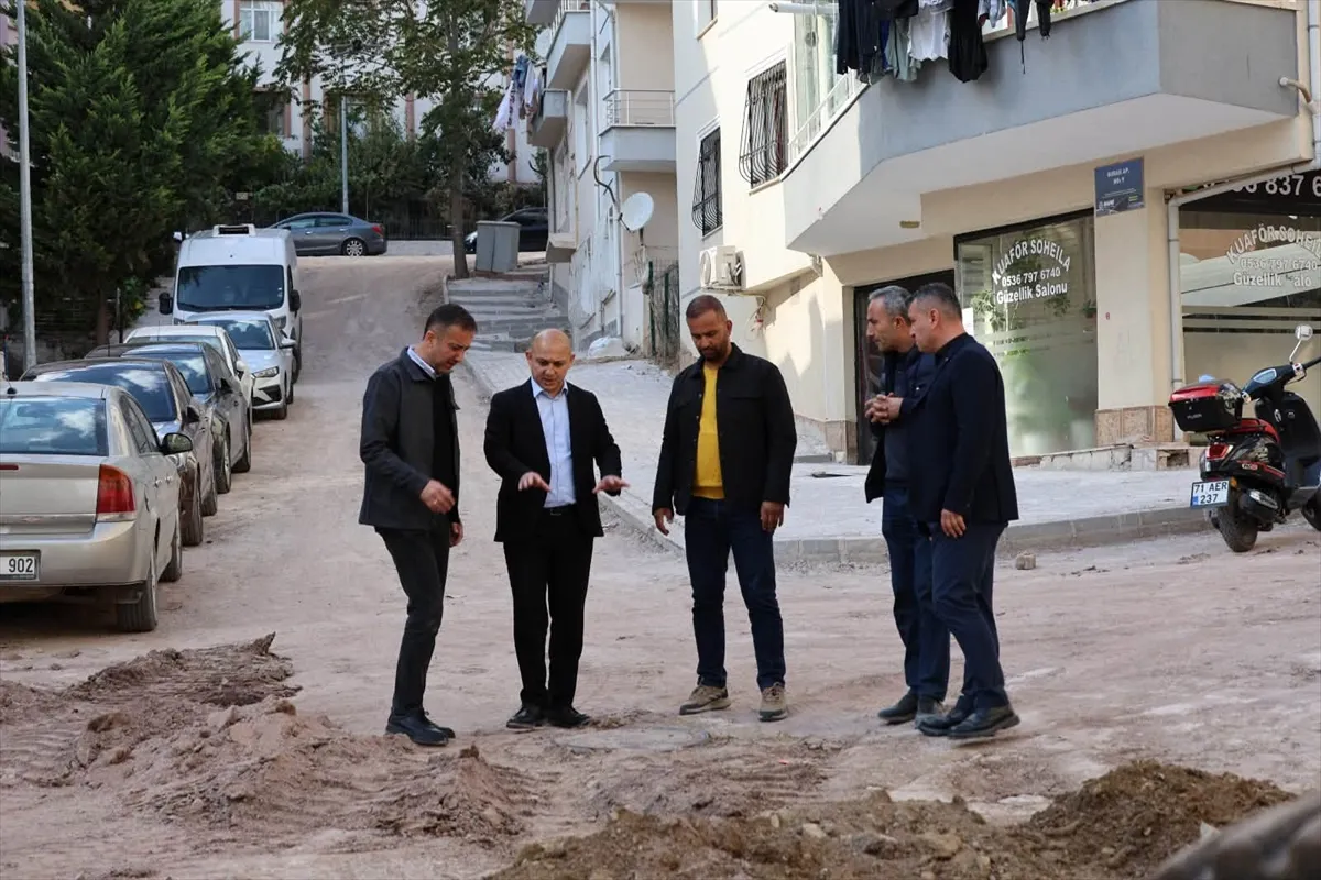 Kırıkkale’de arızalanan içme suyu şebekesi ve kanalizasyon hatları yenilendi