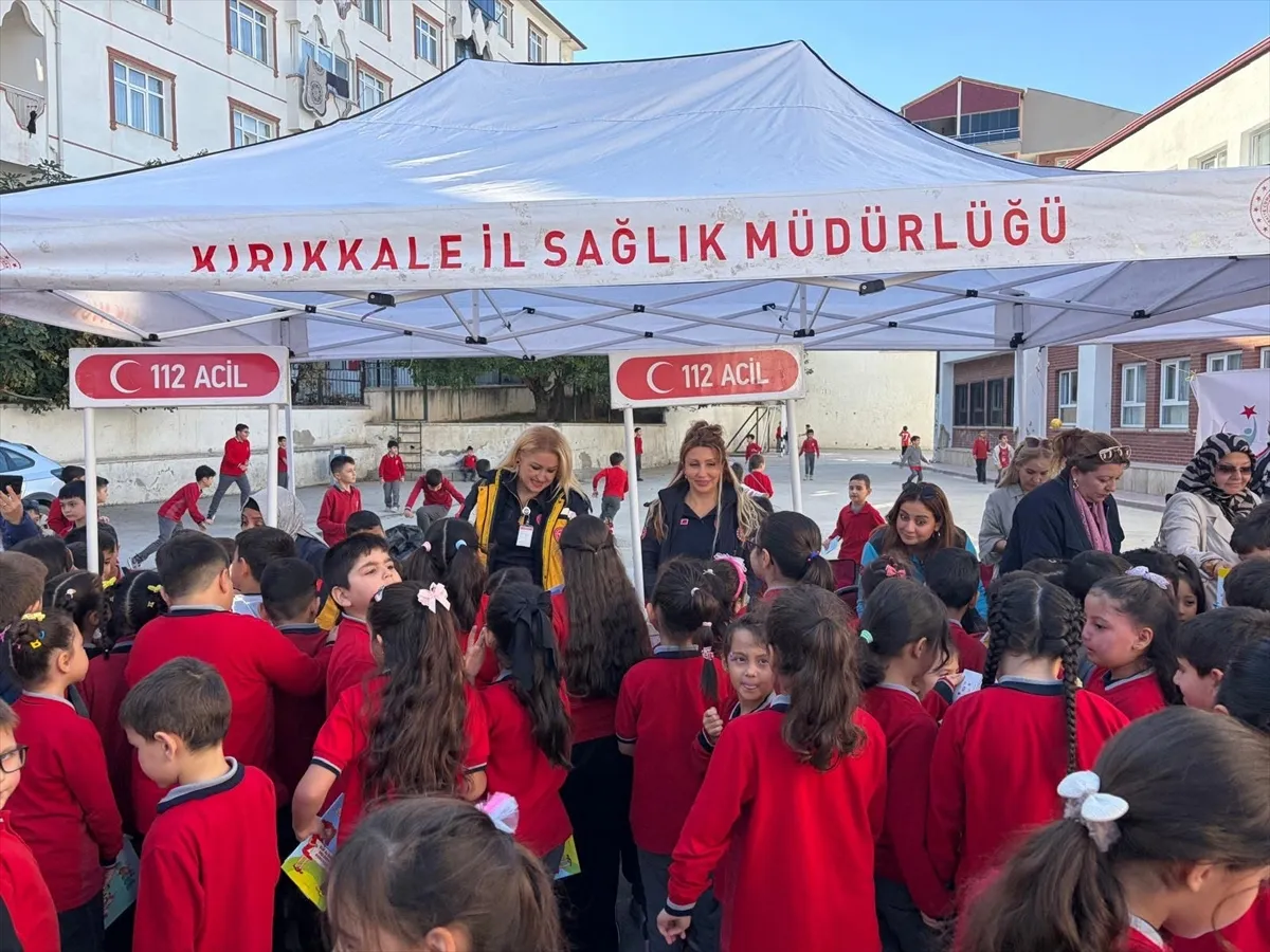 Kırıkkale’de ilkokul öğrencilerine sağlık eğitimi verildi Kırıkkale’de ilkokul öğrencilerine sağlık eğitimi verildi