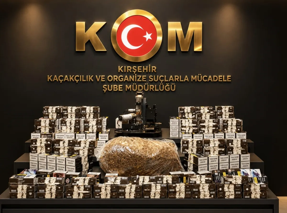 Kırşehir’de kaçak tütün operasyonunda 2 şüpheli yakalandı Kırşehir’de kaçak tütün operasyonunda 2 şüpheli yakalandı