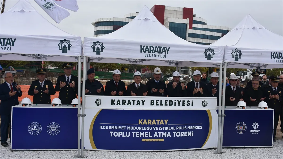 Konya’da Karatay İlçe Emniyet Müdürlüğü’nün yeni hizmet binasının temeli atıldı Konya’da Karatay İlçe Emniyet Müdürlüğü’nün yeni hizmet binasının temeli atıldı