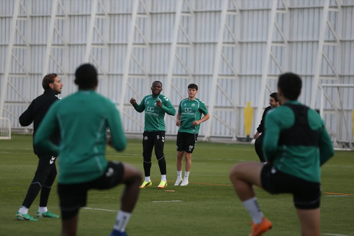 Konyaspor, Başakşehir maçı hazırlıklarını sürdürdü Konyaspor, Başakşehir maçı hazırlıklarını sürdürdü