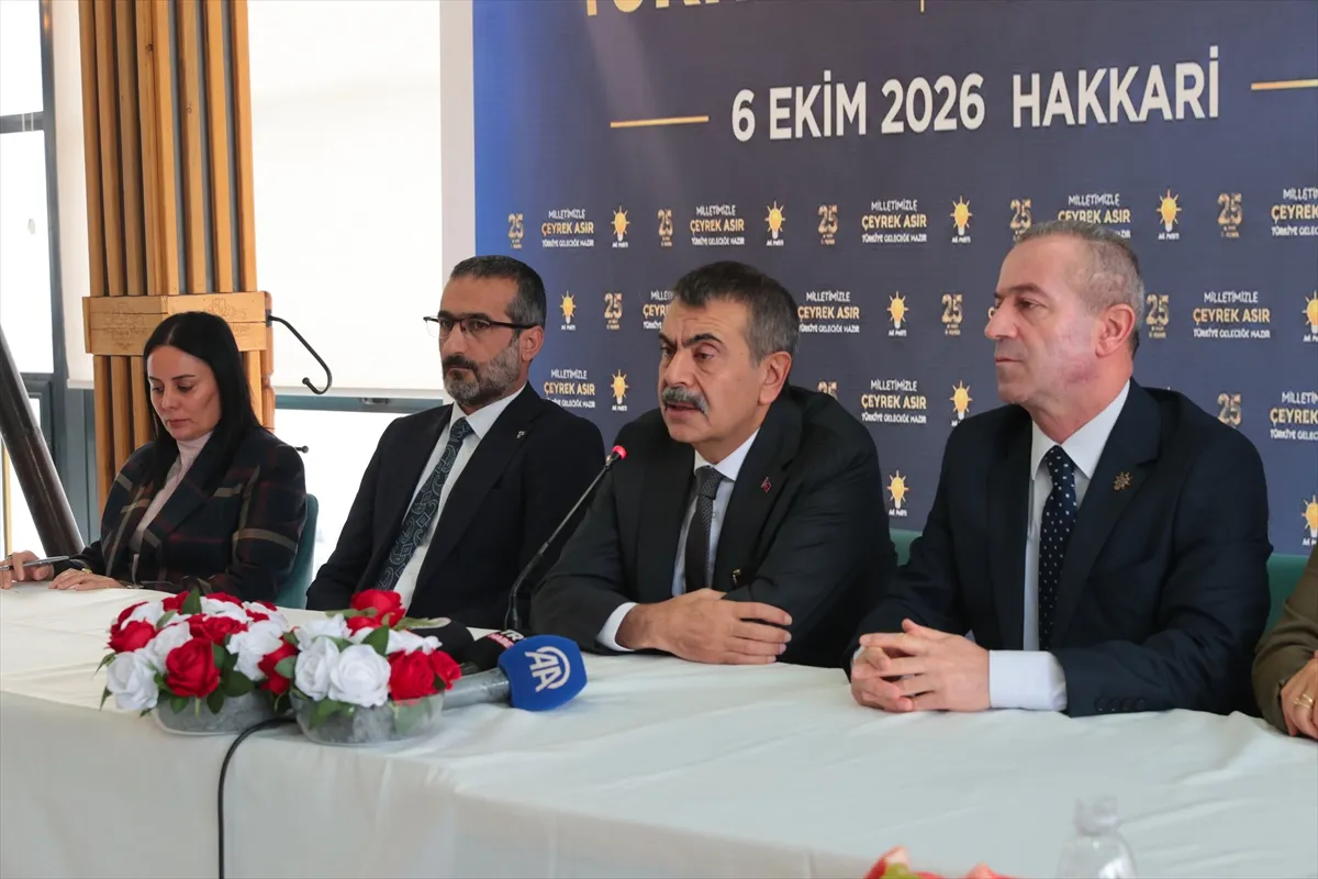 Milli Eğitim Bakanı Tekin, Hakkari’de Terörsüz Türkiye konulu programda konuştu