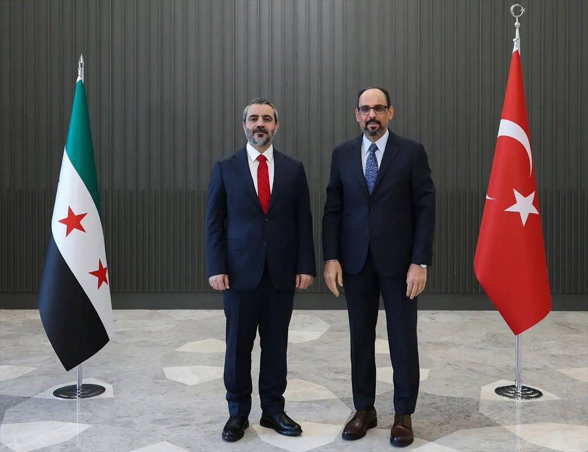 MİT Başkanı Kalın, Suriye Dışişleri Bakanı Şeybani ile Ankara’da görüştü
