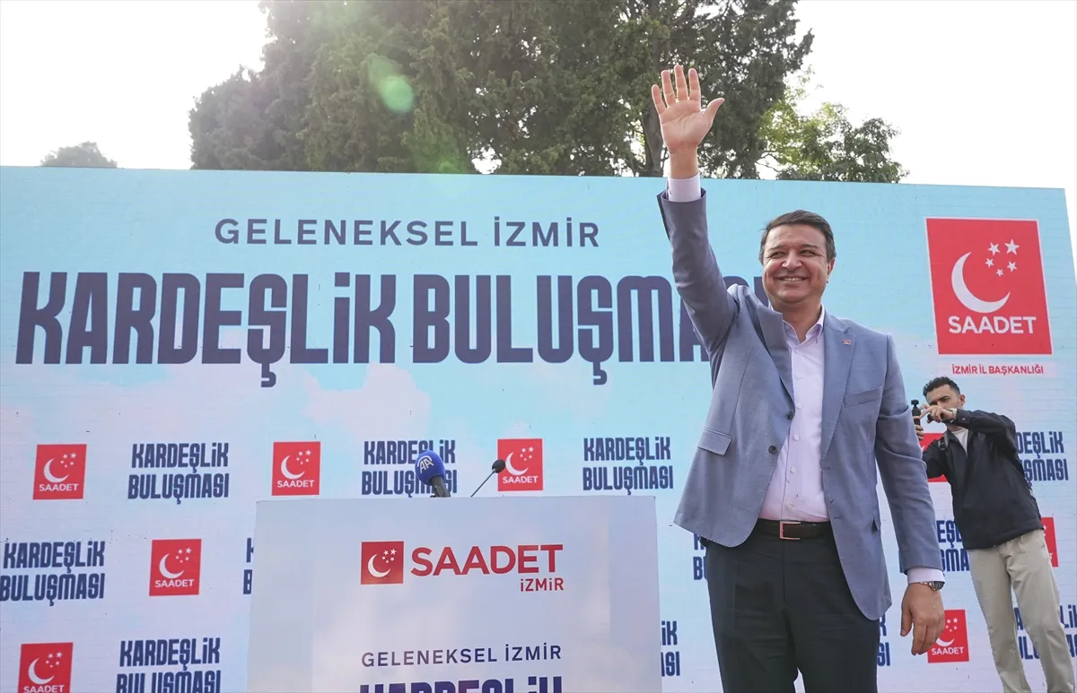 Saadet Partisi Genel Başkanı Arıkan, İzmir’de konuştu