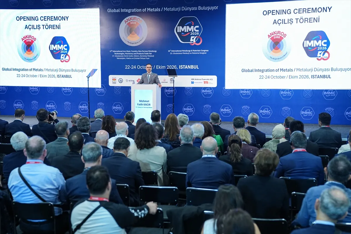 Sanayi ve Teknoloji Bakanı Kacır, ANKIROS 2026 Fuarı’nın açılışında konuştu