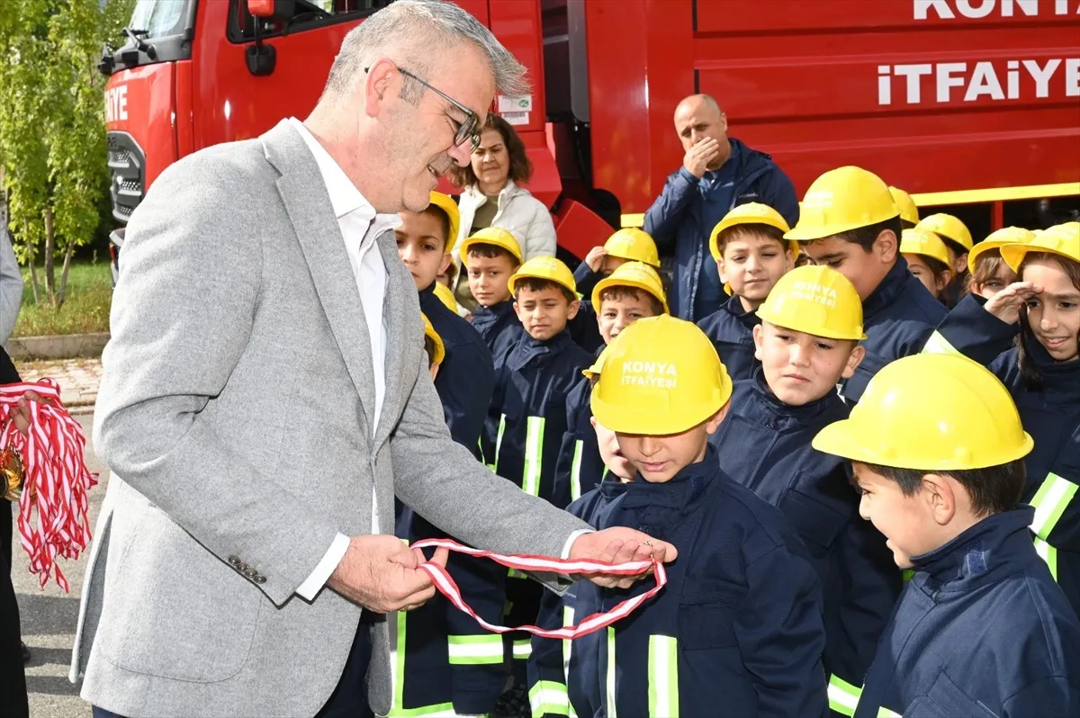 Seydişehir’de öğrenciler itfaiyeyi ziyaret etti