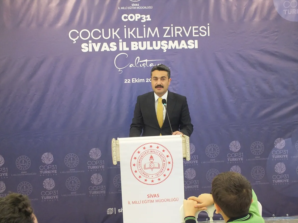 Sivas’ta COP31 Çocuk İklim Zirvesi çalıştayı yapıldı Sivas’ta COP31 Çocuk İklim Zirvesi çalıştayı yapıldı